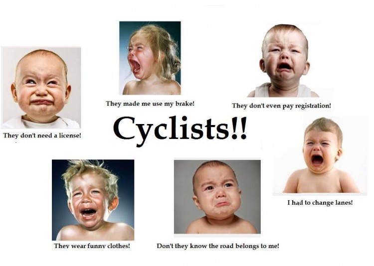 Whining about Cyclists
